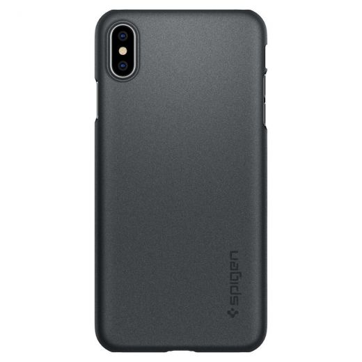 Чехол Spigen Thin Fit Graphite Gray для iPhone XS Max