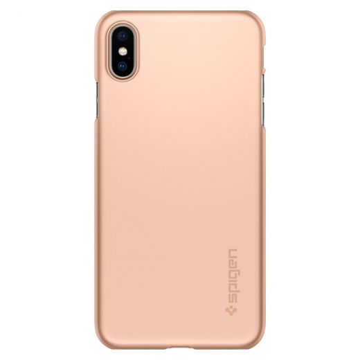 Чехол Spigen Thin Fit Blush Gold для iPhone XS Max