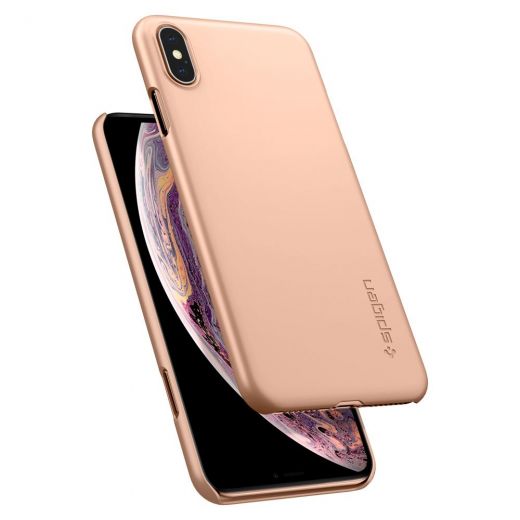 Чехол Spigen Thin Fit Blush Gold для iPhone XS Max