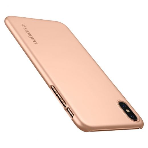 Чехол Spigen Thin Fit Blush Gold для iPhone XS Max