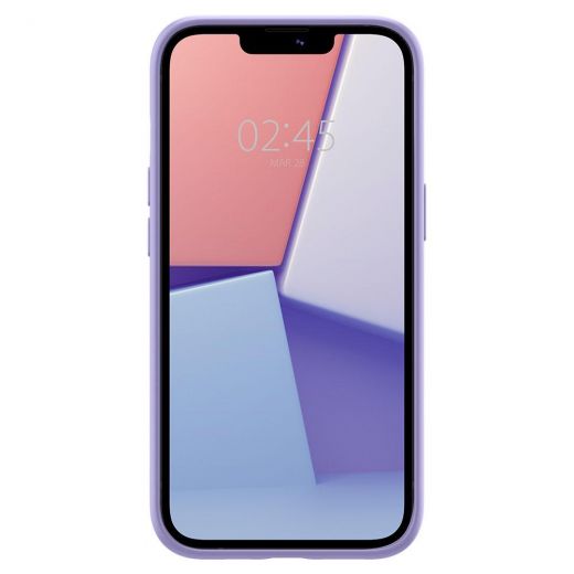 Чехол Spigen Silicone Fit Iris Purple для iPhone 13 (ACS03551)