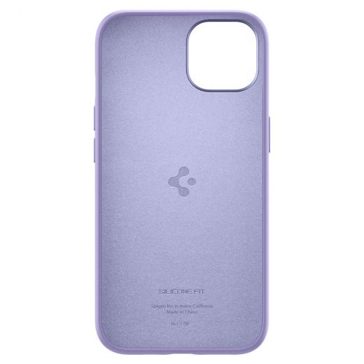 Чехол Spigen Silicone Fit Iris Purple для iPhone 13 (ACS03551)