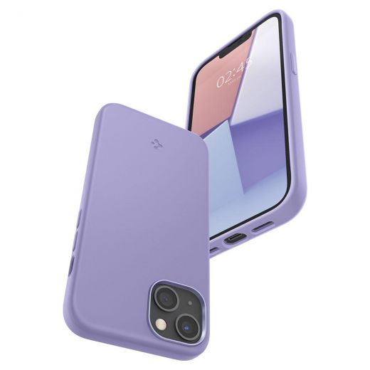 Чехол Spigen Silicone Fit Iris Purple для iPhone 13 mini (ACS03342)