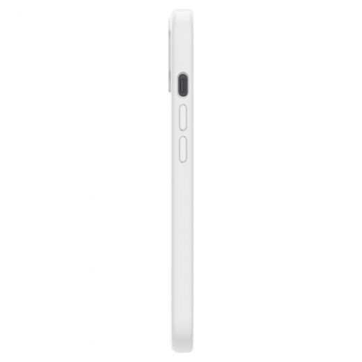 Чехол Spigen Silicone Fit White для iPhone 13 mini (ACS03340)