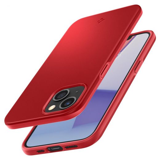 Чехол Spigen Thin Fit Red для iPhone 13 mini (ACS03306)