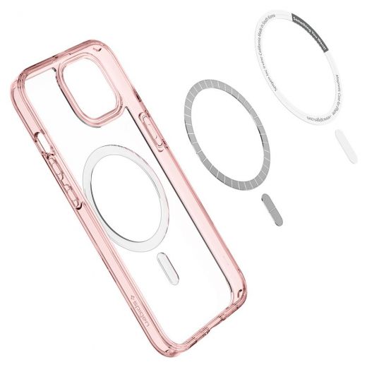 Чехол Spigen Ultra Hybrid MagSafe Compatible Rose Crystal для iPhone 13 mini (ACS03324)