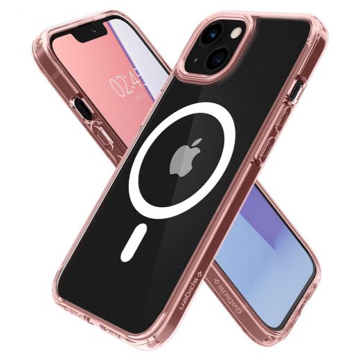 Чехол Spigen Ultra Hybrid MagSafe Compatible Rose Crystal для iPhone 13 mini (ACS03324)