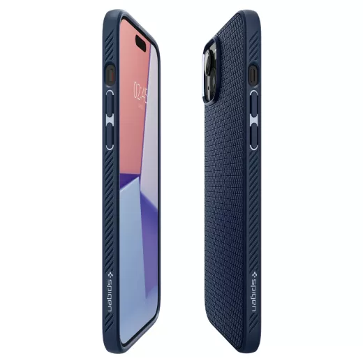 Чехол Spigen Liquid Air Navy Blue для iPhone 15 (ACS06791)