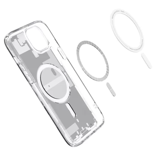 Чохол Spigen Ultra Hybrid Zero One (MagFit) White для iPhone 15 Plus (ACS07035)