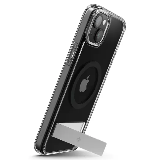 Прозрачный чехол Spigen Ultra Hybrid S (MagFit) Black для iPhone 15 (ACS06808)