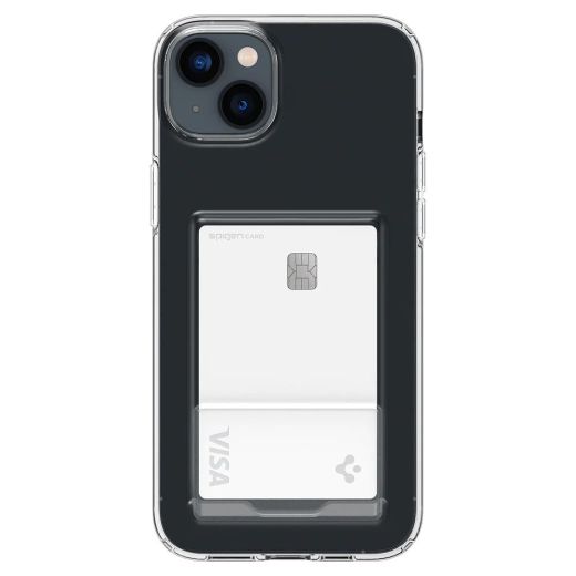 Прозрачный чехол Spigen Crystal Slot Crystal Clear для iPhone 14 (ACS05054)