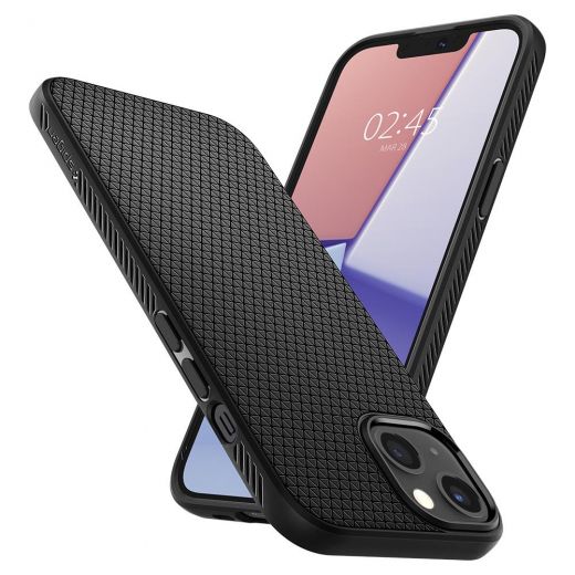 Чехол Spigen Liquid Air Matte Black для iPhone 13 mini (ACS03315)