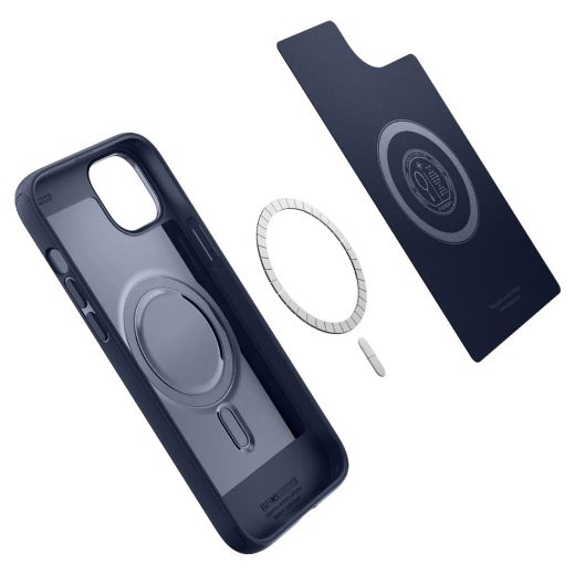 Чехол Spigen Mag Armor (MagFit) Navy Blue для iPhone 14 (ACS05066)