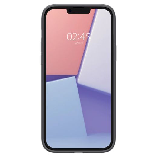 Силиконовый чехол Spigen Silicone Fit (MagFit) Black для iPhone 14 (ACS05067)