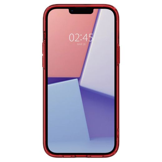 Прозрачный чехол Spigen Ultra Hybrid Red Crystal для iPhone 14 (ACS05042)