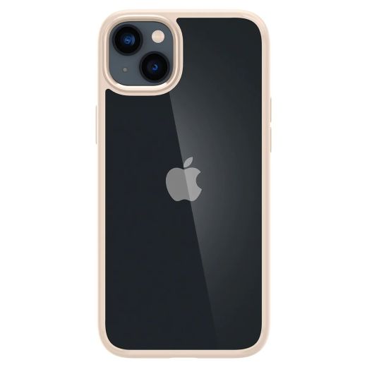Прозрачный чехол Spigen Ultra Hybrid Sand Beige для iPhone 14 (ACS05044)