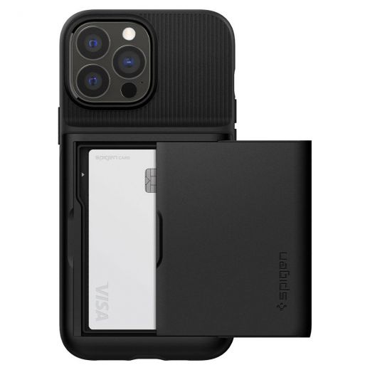 Чехол Spigen Slim Armor CS Black для iPhone 13 Pro (ACS03274)