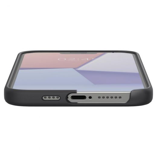 Чехол Spigen Silicone Fit Black для iPhone 13 Pro (ACS03283)