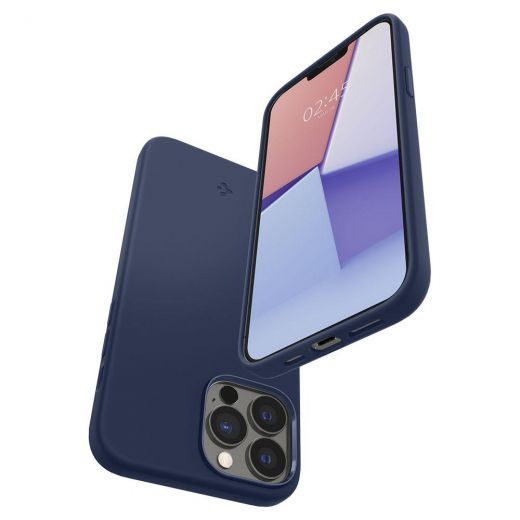 Чохол Spigen Silicone Fit Navy Blue для iPhone 13 Pro (ACS03285)