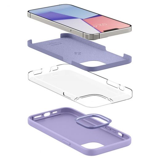 Чехол Spigen Silicone Fit Iris Purple для iPhone 13 Pro (ACS03286)