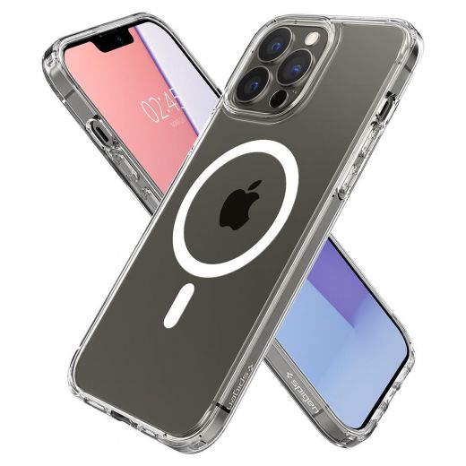 Чохол Spigen Ultra Hybrid MagSafe Compatible White для iPhone 13 Pro (ACS03267)