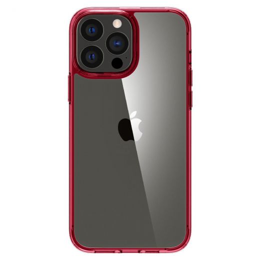 Чехол Spigen Ultra Hybrid Red Crystal для iPhone 13 Pro (ACS03263)