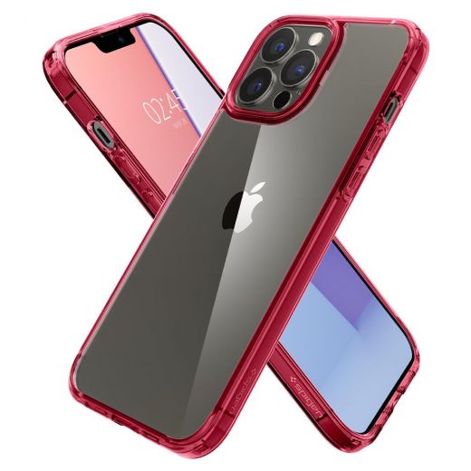 Чохол Spigen Ultra Hybrid Red Crystal для iPhone 13 Pro (ACS03263)
