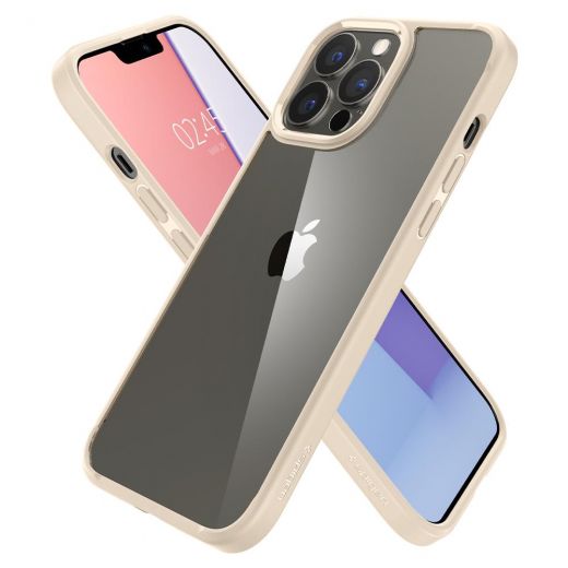 Чехол Spigen Ultra Hybrid Sand Beige для iPhone 13 Pro (ACS03265)