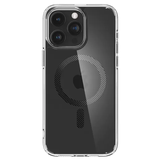 Чехол Spigen Ultra Hybrid (MagFit) Carbon Fiber для iPhone 15 Pro (ACS06717)