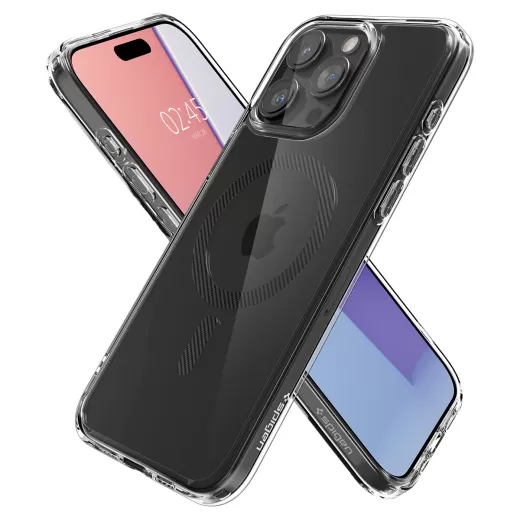 Чохол Spigen Ultra Hybrid (MagFit) Carbon Fiber для iPhone 15 Pro Max (ACS06578)