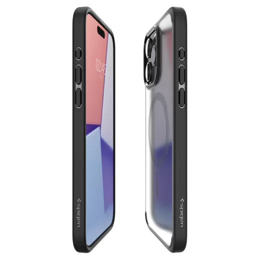 Чохол Spigen Ultra Hybrid (MagFit) Frost Black для iPhone 15 Pro (ACS06720)