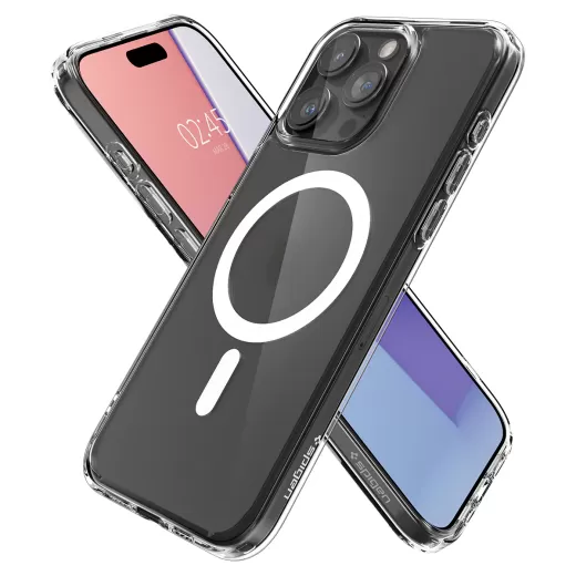 Чохол Spigen Ultra Hybrid (MagFit) Frost Clear для iPhone 15 Pro Max (ACS06580)