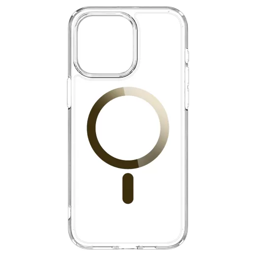 Чохол Spigen Ultra Hybrid (MagFit) Gold для iPhone 15 Pro (ACS06718)