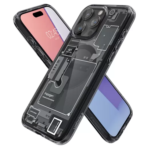 Чехол Spigen Ultra Hybrid Zero One (MagFit) Black для iPhone 15 Pro Max (ACS06582)