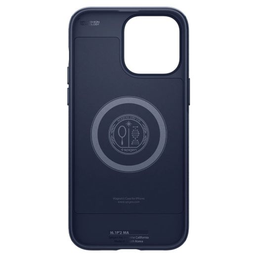 Чехол Spigen Mag Armor (MagFit) Navy Blue для iPhone 14 Pro (ACS04990)
