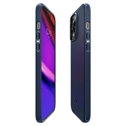 Чехол Spigen Mag Armor (MagFit) Navy Blue для iPhone 14 Pro (ACS04990)