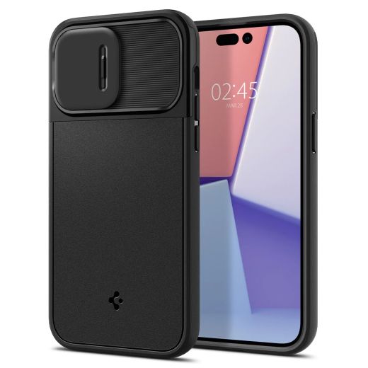 Чохол Spigen Optik Armor (MagFit) Black для iPhone 14 Pro (ACS04993)