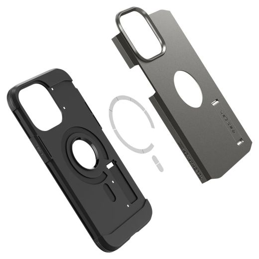 Защитный чехол Spigen Tough Armor (MagFit) Gunmetal для iPhone 14 Pro (ACS04984)