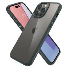 Прозорий чохол Spigen Ultra Hybrid Abyss Green для iPhone 14 Pro (ACS04966)