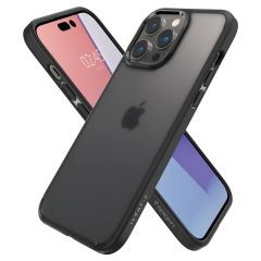 Прозорий чохол Spigen Ultra Hybrid Frost Black для iPhone 14 Pro (ACS04968)