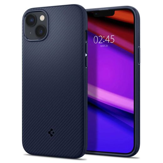 Чохол Spigen Mag Armor (MagFit) Navy Blue для iPhone 14 Plus (ACS04919)