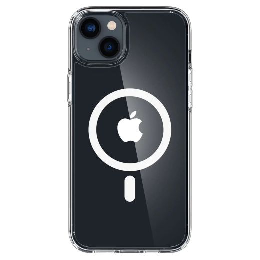 Прозорий чохол Spigen Ultra Hybrid (MagFit) White для iPhone 14 Plus (ACS04902)