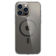Прозрачный чехол Spigen Ultra Hybrid (MagFit) Carbon Fiber для iPhone 14 Pro Max (ACS04827)
