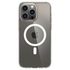 Прозрачный чехол Spigen Ultra Hybrid (MagFit) White для iPhone 14 Pro Max (ACS04825)