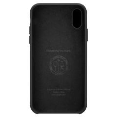 Чохол Spigen Silicone Fit Black для iPhone XS