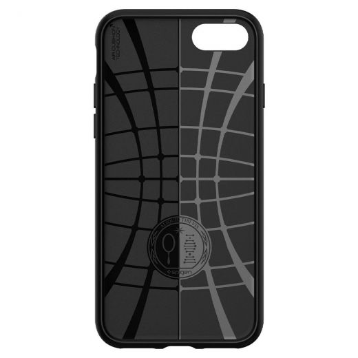 Чохол Spigen Liquid Air Black (042CS20511) для iPhone SE (2020)