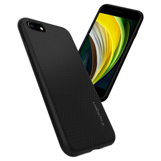 Чохол Spigen Liquid Air Black (042CS20511) для iPhone SE (2020)