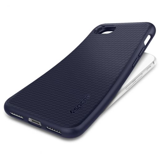 Чохол Spigen Liquid Air Midnight Blue (042CS21189) для iPhone SE (2020)