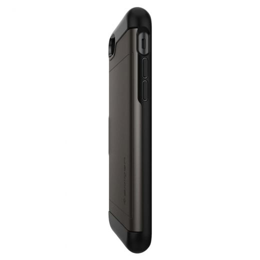 Чохол Spigen Slim Armor CS Gunmetal (042CS20453) для iPhone SE (2020)