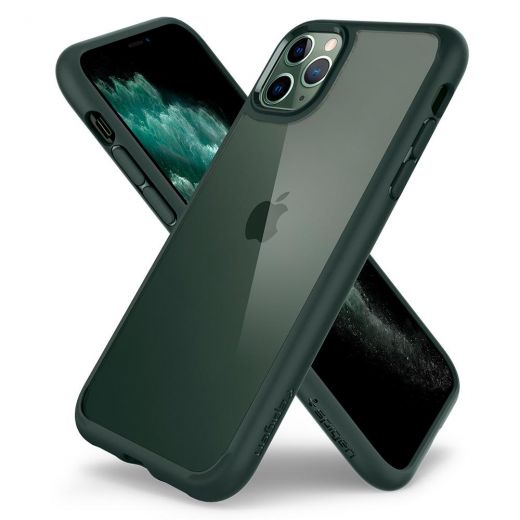 Чохол Spigen Ultra Hybrid Midnight Green для iPhone 11 Pro